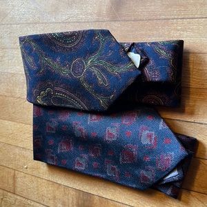 Ties-1 silk and 1 wool perfect condition.